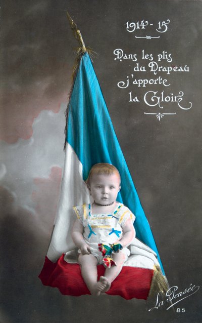 világháborús francia képeslap, 1914-1918 alkotó: Unbekannt