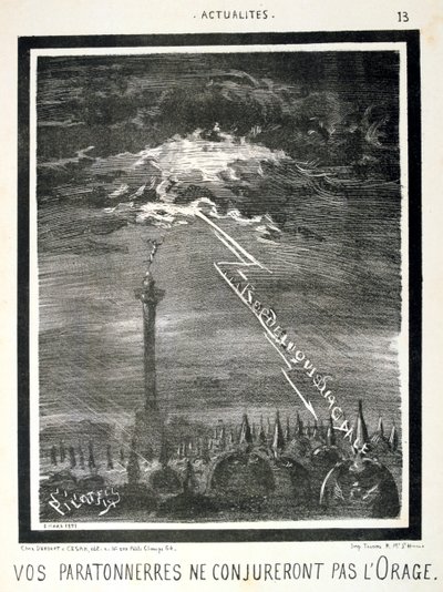 Poroszellenes francia rajzfilm, 1871. alkotó: Unbekannt