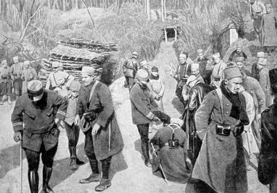 Francia gyarmati katonák Picardiában, Franciaországban, I. világháború, 1915 alkotó: Unbekannt