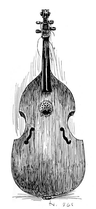 Francia viola da gamba, c1600, 1901 alkotó: Unbekannt