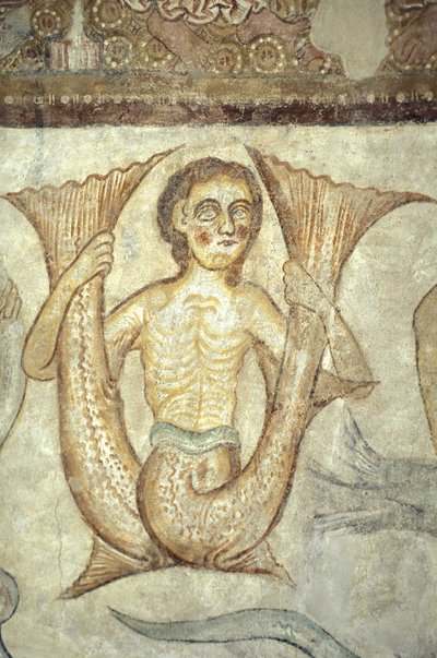 Freskó a SAN templomban. Giacomo, Tramin / Strada Vino, Dél-Tirol, Olaszország alkotó: Unbekannt