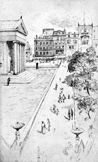 A halom lépcsőjétől, Edinburgh, 1900 alkotó: Unbekannt