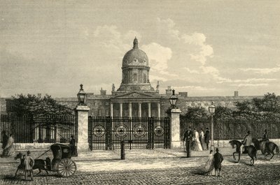 A Betlehemi Kórház elölnézete, 1876. alkotó: Unbekannt