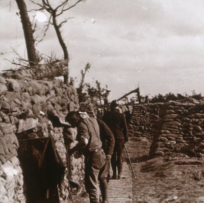 Frontvonal, Diksmuide, Belgium, c1914-c1918 alkotó: Unbekannt