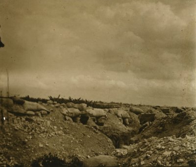 Frontvonal, Jonchery, Észak-Franciaország, c1914-c1918 alkotó: Unbekannt