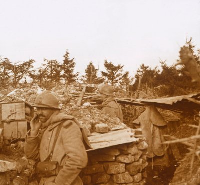 Frontvonal, Verdun, Észak-Franciaország, 1916 alkotó: Unbekannt
