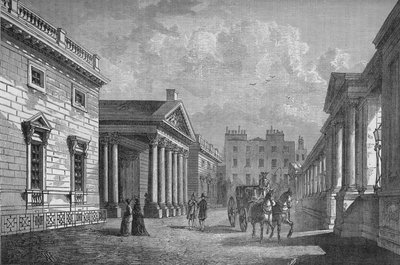 Carlton House frontja, Westminster, London, 1820 1878 alkotó: Unbekannt