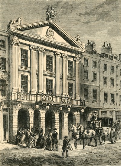 Az Old Drury Lane Színház eleje, 1881. alkotó: Unbekannt