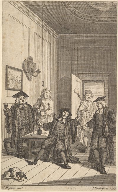 A The Humours of Oxford címlapja, 1730. április. alkotó: Unbekannt