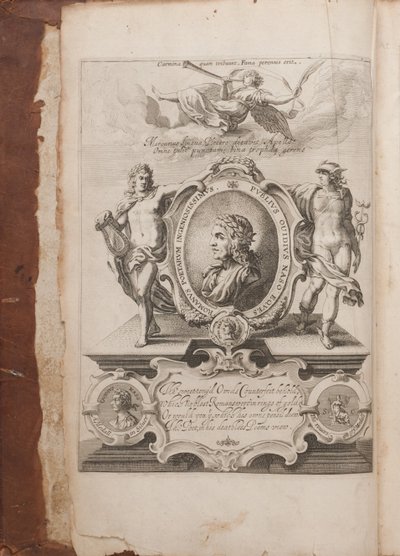 Elülső kép Ovidius portréjával, Metamorphoses, Oxford, 1632 alkotó: Unbekannt