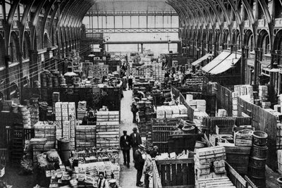 Gyümölcsosztály, Covent Garden, London, 1926-1927 alkotó: Unbekannt