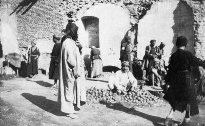 Gyümölcspiac, Bagdad, Irak, 1917-1919 alkotó: Unbekannt