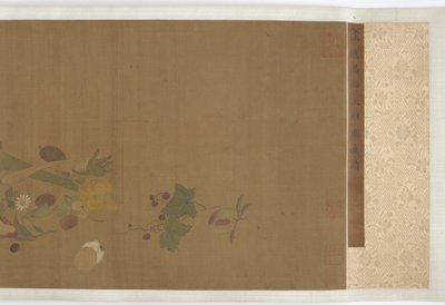 Gyümölcsök, zöldségek, virágok és rovarok, Ming-dinasztia, 1368-1644. alkotó: Unbekannt