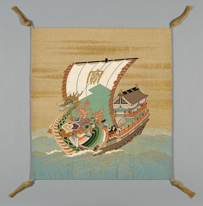 Fukusa ajándékborító, Japán, késő Edo időszak 1789-1868 Meidzsi időszak 1868-1912, 19. század. alkotó: Unbekannt