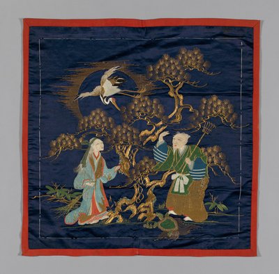 Fukusa Gift Cover, Japán, késő Edo időszak 1789-1868 Meiji időszak 1868-1912, 19. század vége. alkotó: Unbekannt