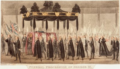 „III. György temetési menete”, 1820 alkotó: Unbekannt