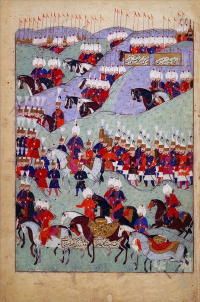 Nagy Szulejmán szultán temetése. Szulejmán szultán története, 1579 alkotó: Unbekannt