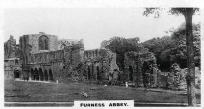 Furness Abbey, Cumbria, 1920-as évek alkotó: Unbekannt