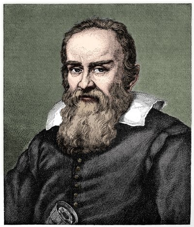 Galileo Galilei 1564-1642, 1882 alkotó: Unbekannt