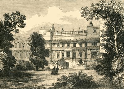 Northumberland ház kertje, 1881. alkotó: Unbekannt