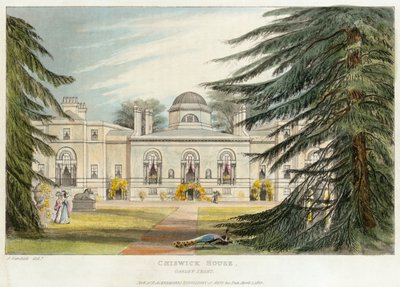 A Chiswick House kertje, Hounslow, London, 1823 alkotó: Unbekannt