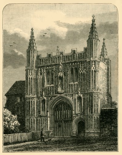 A Szent János-apátság kapuja, 1898. alkotó: Unbekannt