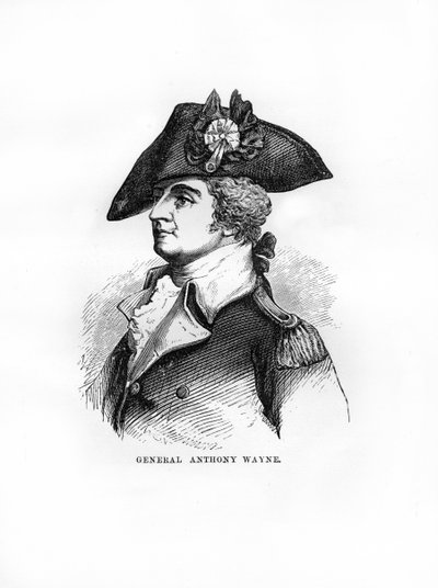 Anthony Wayne tábornok, az Egyesült Államok hadseregének tábornoka és államférfi, 1872 alkotó: Unbekannt