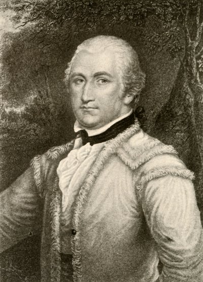 Daniel Morgan tábornok a virginiai őrök bakbőrkabátjában, 1780, 1937. alkotó: Unbekannt