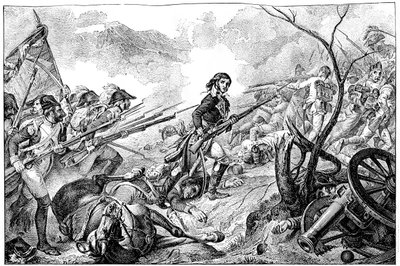 Joubert tábornok a rivolii csatában, 1797. január 14. 1882-1884 alkotó: Unbekannt