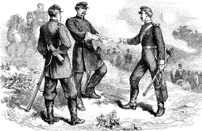 McClellan tábornok az antietami csatában, amerikai polgárháború, 1862 c1880 alkotó: Unbekannt