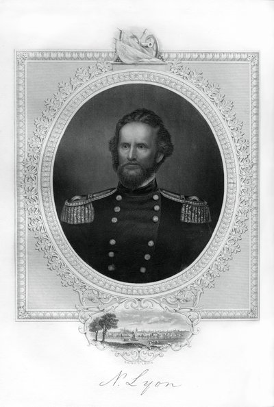 Nathaniel Lyon tábornok, az amerikai polgárháború uniós tábornoka, 1862-1867 alkotó: Unbekannt