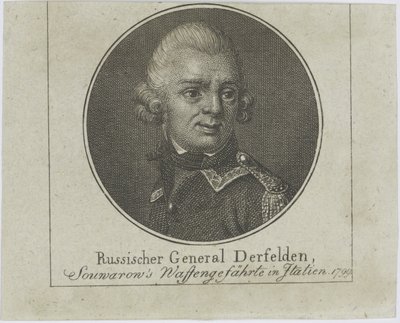 Otto Wilhelm Derfelden tábornok 1737-1819, c. 1800. alkotó: Unbekannt