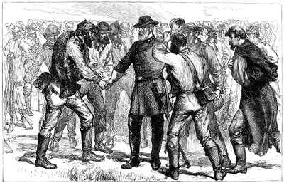 Robert E Lee tábornok búcsúja katonáitól, 1865 c1880 alkotó: Unbekannt