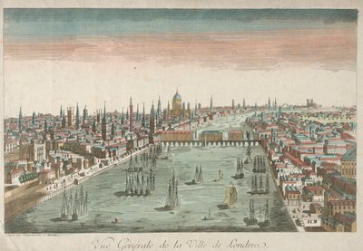 London általános képe, 18. század. alkotó: Unbekannt
