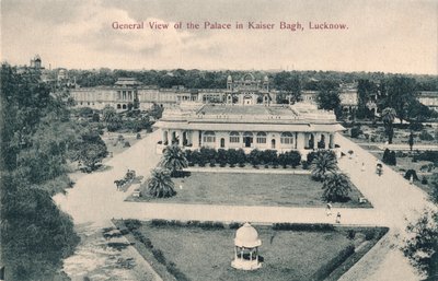 A palota általános képe Kaiser Bagh-ban, Lucknow, 1900 alkotó: Unbekannt