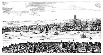 London általános képe, 1666, 1909 alkotó: Unbekannt