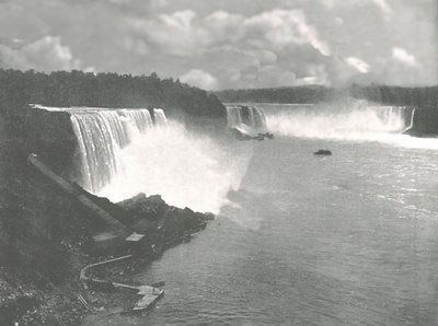A Niagara-vízesés általános képe, 1895. alkotó: Unbekannt