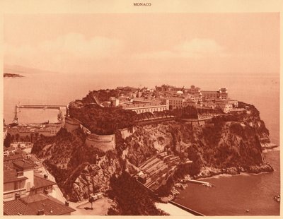 A Monacói Hercegség általános képe, 1930. alkotó: Unbekannt