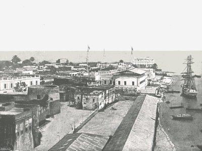 A főváros, Zanzibár általános képe, 1895. alkotó: Unbekannt