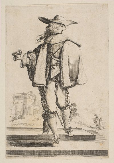 Kesztyűs úriember, 1629. alkotó: Unbekannt