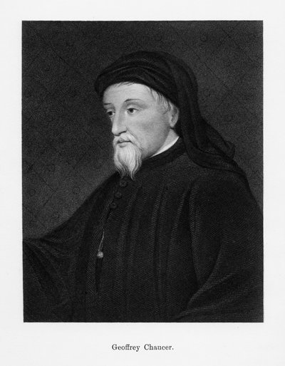 Geoffrey Chaucer, angol író, költő, filozófus, bürokrata és diplomata, XIX. alkotó: Unbekannt