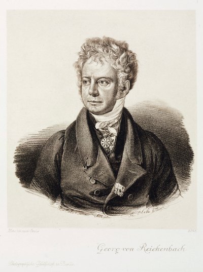 Georg von Reichenbach német mérnök és hangszerkészítő, 1820 körül alkotó: Unbekannt