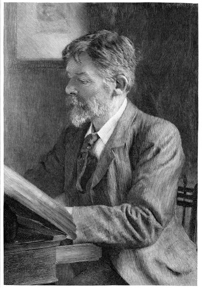 George Du Maurier brit író és művész, 1890 alkotó: Unbekannt