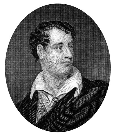 George Gordon Byron angol-skót költő és a romantika vezető alakja, 1877 alkotó: Unbekannt