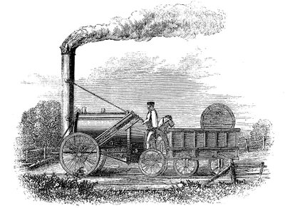 George Stephensons rakéta mozdony, 1829 1859 alkotó: Unbekannt