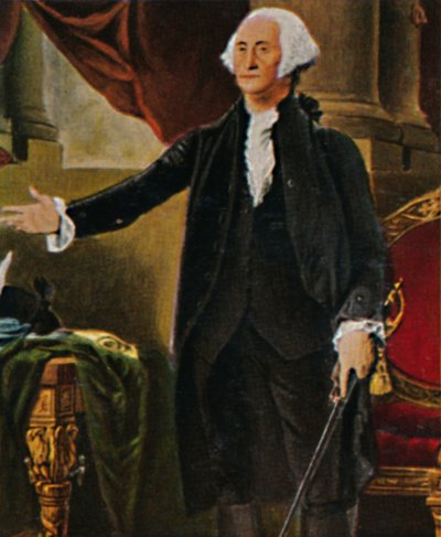 George Washington 1732-1799. - Metszet G. C. Stuart festménye után, 1934. alkotó: Unbekannt