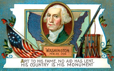 George Washington 1732-1799, amerikai elnök, 18. század alkotó: Unbekannt