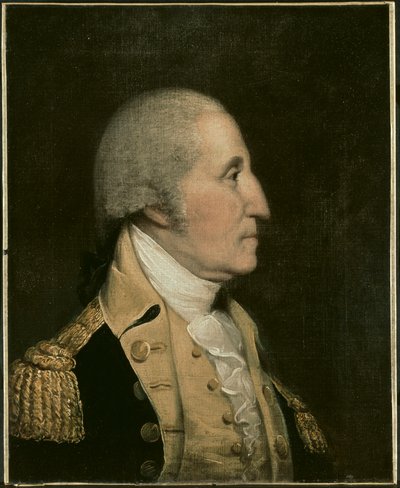 George Washington, c. 1790-es évek. alkotó: Unbekannt
