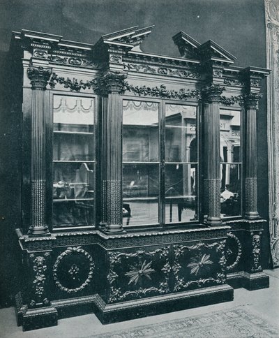 Georgian Cabinet, sokszorosítása H.R.H. engedélyével. A walesi hercegnő, 1908. alkotó: Unbekannt