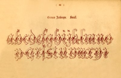 német arabeszk. Kicsi, 1862 alkotó: Unbekannt